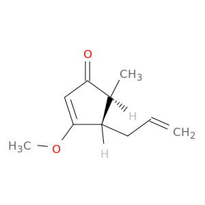 2-Cyclopenten-1-one, 3-methoxy-5-methyl-4-(2-propenyl)-, trans-