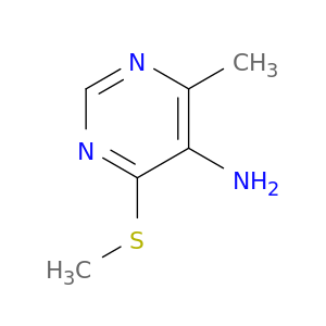 4-methyl-6-(methylsulfanyl)pyrimidin-5-amine