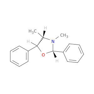 Oxazolidine, 3,4-dimethyl-2,5-diphenyl-, (2S,4S,5R)-