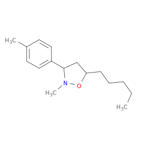 Isoxazolidine, 2-methyl-3-(4-methylphenyl)-5-pentyl-