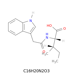 N-(3-吲哚基乙酰基)-L-异亮氨酸