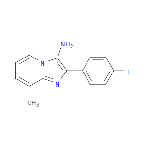 咪唑唑[1,2-A]吡啶-3-胺,2-(4-氟苯基)-8-甲基-