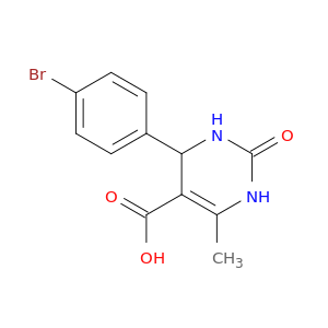 5-Pyrimidinecarboxylicacid, 4-(4-bromophenyl)-1,2,3,4-tetrahydro-6-methyl-2-oxo-