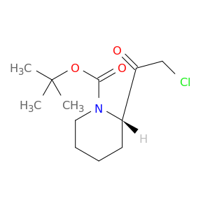 tert-butyl (2S)-2-(2-chloroacetyl)piperidine-1-carboxylate