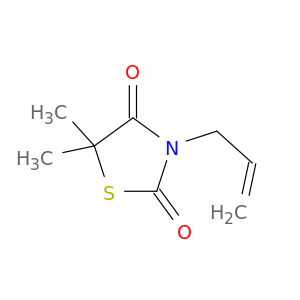 2,4-Thiazolidinedione, 5,5-dimethyl-3-(2-propenyl)-