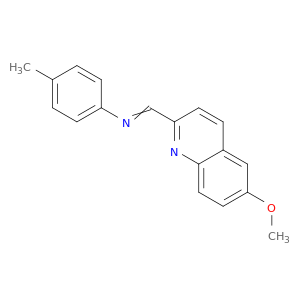 Benzenamine, N-[(6-methoxy-2-quinolinyl)methylene]-4-methyl-