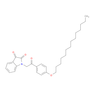 1H-Indole-2,3-dione, 1-[2-oxo-2-[4-(tetradecyloxy)phenyl]ethyl]-