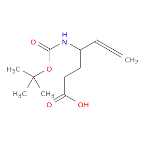 5,6-Heptadienoic acid, 4-[[(1,1-dimethylethoxy)carbonyl]amino]-