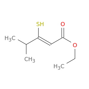 2-Pentenoic acid, 3-mercapto-4-methyl-, ethyl ester, (Z)-
