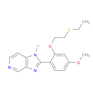 1H-Imidazo[4,5-c]pyridine, 2-[2-[2-(ethylthio)ethoxy]-4-methoxyphenyl]-