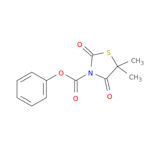 3-Thiazolidinecarboxylic acid, 5,5-dimethyl-2,4-dioxo-, phenyl ester