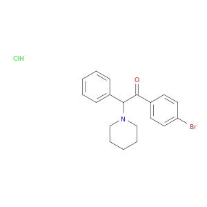 Ethanone, 1-(4-bromophenyl)-2-phenyl-2-(1-piperidinyl)-, hydrochloride