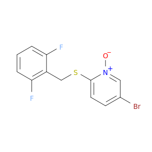 Pyridine, 5-bromo-2-[[(2,6-difluorophenyl)methyl]thio]-, 1-oxide