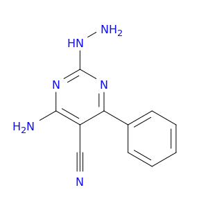 5-Pyrimidinecarbonitrile, 4-amino-2-hydrazino-6-phenyl-