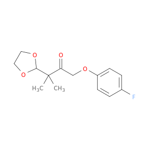 2-Butanone, 3-(1,3-dioxolan-2-yl)-1-(4-fluorophenoxy)-3-methyl-