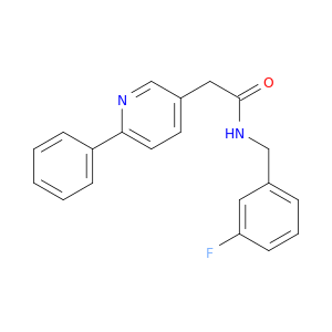 3-Pyridineacetamide, N-[(3-fluorophenyl)methyl]-6-phenyl-