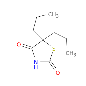 2,4-Thiazolidinedione, 5,5-dipropyl-