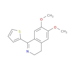 Isoquinoline, 3,4-dihydro-6,7-dimethoxy-1-(thienyl)-