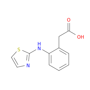 Benzeneacetic acid, 2-(2-thiazolylamino)-