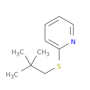 Pyridine, 2-[(2,2-dimethylpropyl)thio]-
