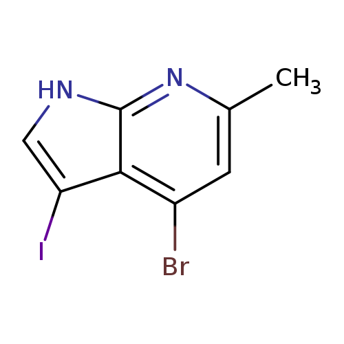 4-Bromo-3-iodo-6-methyl-1H-pyrrolo[2,3-b]pyridine
