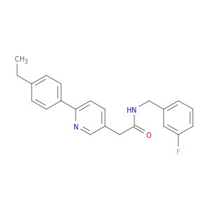 3-Pyridineacetamide, 6-(4-ethylphenyl)-N-[(3-fluorophenyl)methyl]-