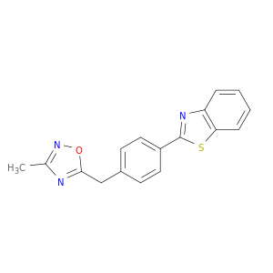 Benzothiazole, 2-[4-[(3-methyl-1,2,4-oxadiazol-5-yl)methyl]phenyl]-