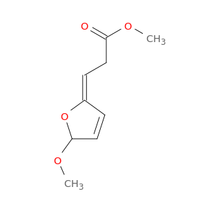 Propanoic acid, 3-(5-methoxy-2(5H)-furanylidene)-, methyl ester, (E)-
