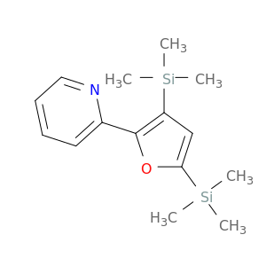 Pyridine, 2-[3,5-bis(trimethylsilyl)-2-furanyl]-