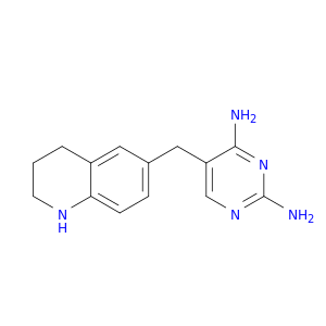 2,4-Pyrimidinediamine, 5-[(1,2,3,4-tetrahydro-6-quinolinyl)methyl]-