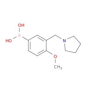 Boronic acid, [4-methoxy-3-(1-pyrrolidinylmethyl)phenyl]-
