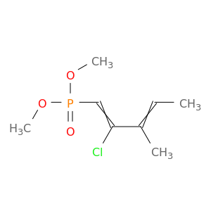 Phosphonic acid, (2-chloro-3-methyl-1,3-pentadienyl)-, dimethyl ester