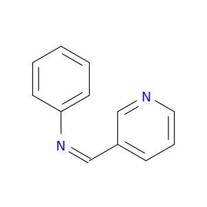 Benzenamine, N-(3-pyridinylmethylene)-, (Z)-