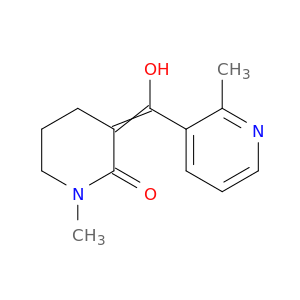2-Piperidinone, 3-[hydroxy(2-methyl-3-pyridinyl)methylene]-1-methyl-