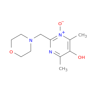 5-Pyrimidinol, 4,6-dimethyl-2-(4-morpholinylmethyl)-, 1-oxide