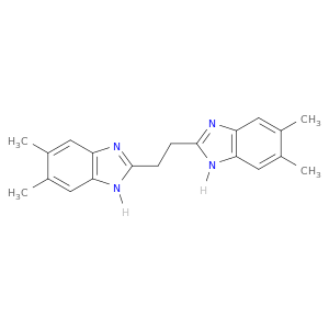 1H-Benzimidazole, 2,2'-(1,2-ethanediyl)bis[5,6-dimethyl-