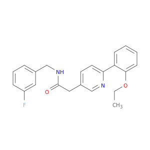 3-Pyridineacetamide, 6-(2-ethoxyphenyl)-N-[(3-fluorophenyl)methyl]-