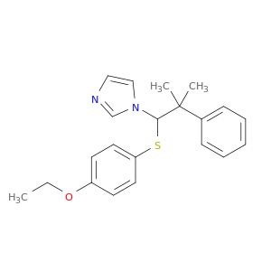 1H-Imidazole, 1-[1-[(4-ethoxyphenyl)thio]-2-methyl-2-phenylpropyl]-