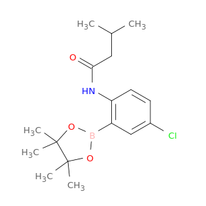 4-氯-2-(3-甲基丁酰胺基)苯硼酸频那醇酯