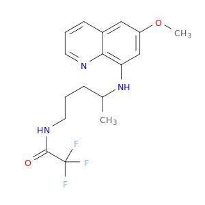 Acetamide, 2,2,2-trifluoro-N-[4-[(6-methoxy-8-quinolinyl)amino]pentyl]-