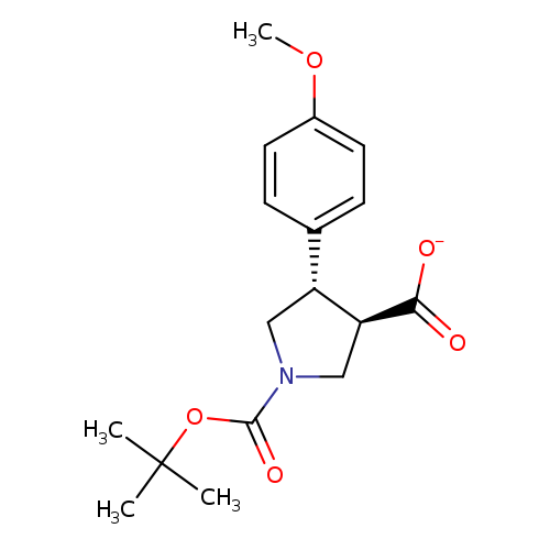N-BOC-反式-4-(4-甲氧基苯基)吡咯烷-3-羧酸