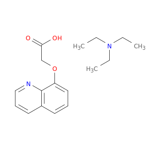 Acetic acid, (8-quinolinyloxy)-, compd. with N,N-diethylethanamine (1:1)