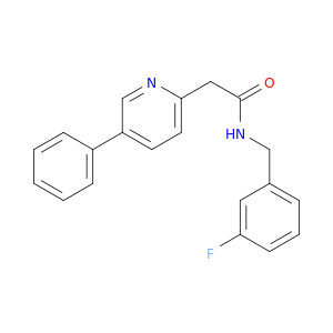 2-Pyridineacetamide, N-[(3-fluorophenyl)methyl]-5-phenyl-