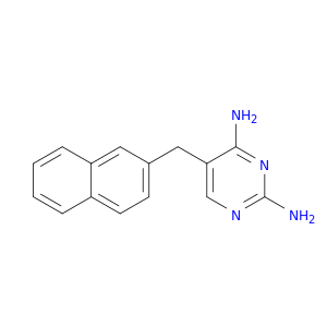 2,4-Pyrimidinediamine, 5-(2-naphthalenylmethyl)-