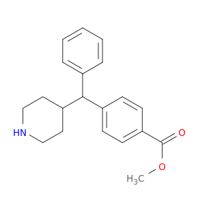 Benzoic acid, 4-(phenyl-4-piperidinylmethyl)-, methyl ester