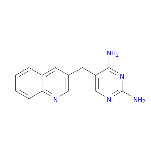 2,4-Pyrimidinediamine, 5-(3-quinolinylmethyl)-