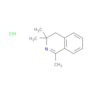 Isoquinoline, 3,4-dihydro-1,3,3-trimethyl-, hydrochloride