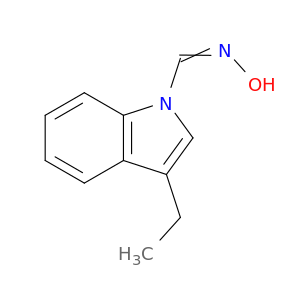 1H-Indole-1-carboxaldehyde, 3-ethyl-, oxime