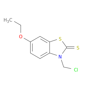 2(3H)-Benzothiazolethione, 3-(chloromethyl)-6-ethoxy-