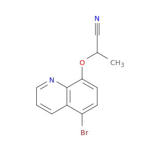 Propanenitrile, 2-[(5-bromo-8-quinolinyl)oxy]-